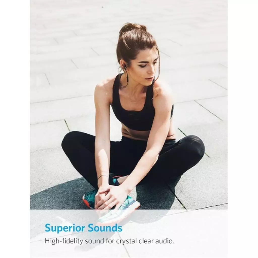 Наушники Anker SoundBuds Flow Black (A3234Z11) - 3 Наушники Anker SoundBuds Flow Black (A3234Z11) - 3