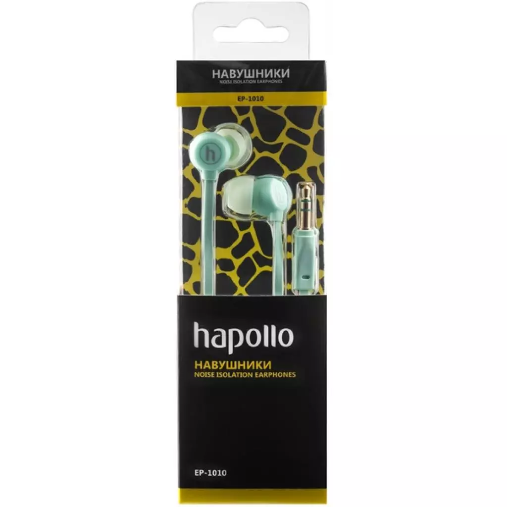 Наушники Hapollo EP-1010 Mint - 1 Наушники Hapollo EP-1010 Mint - 1