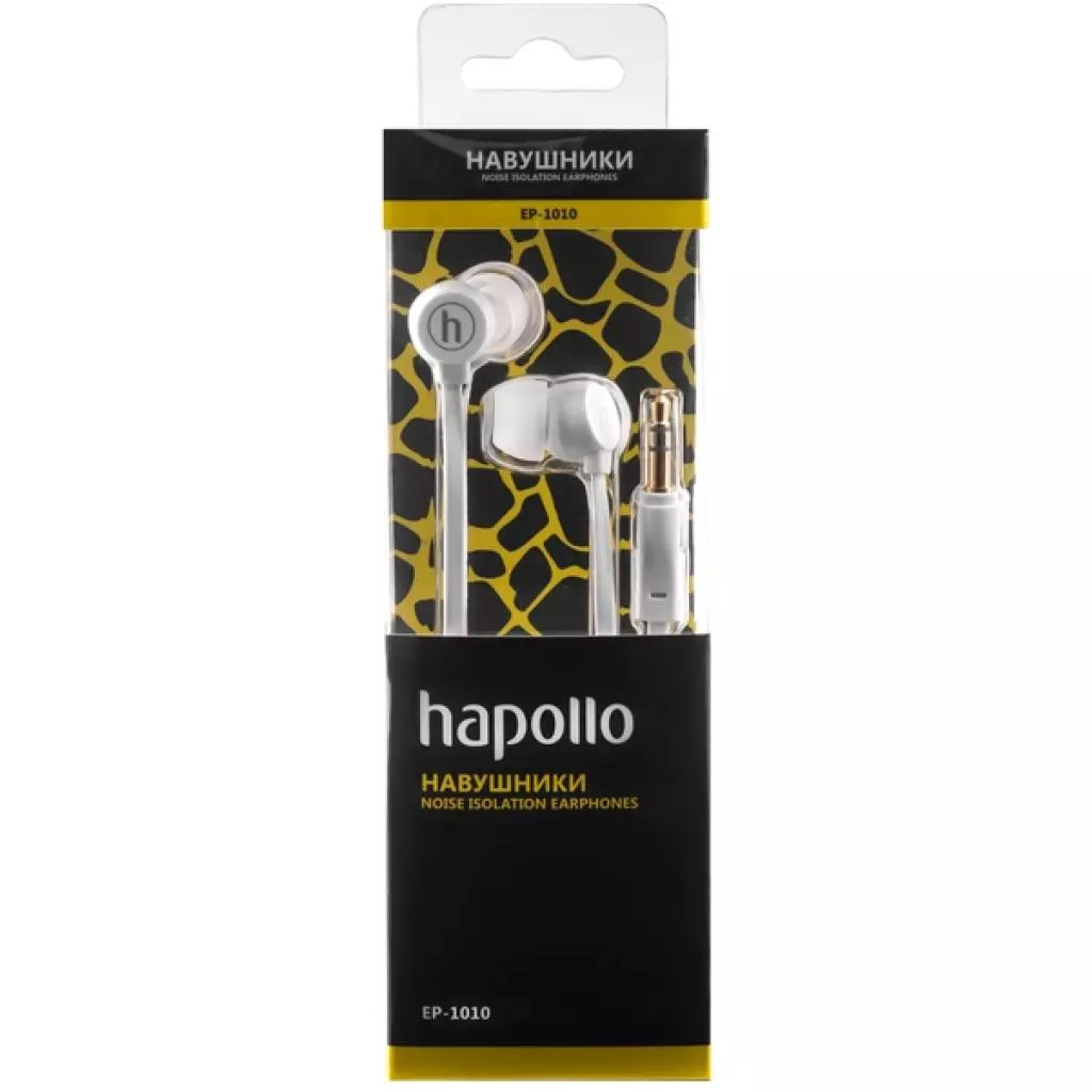 Наушники Hapollo EP-1010 White - 1 Наушники Hapollo EP-1010 White - 1