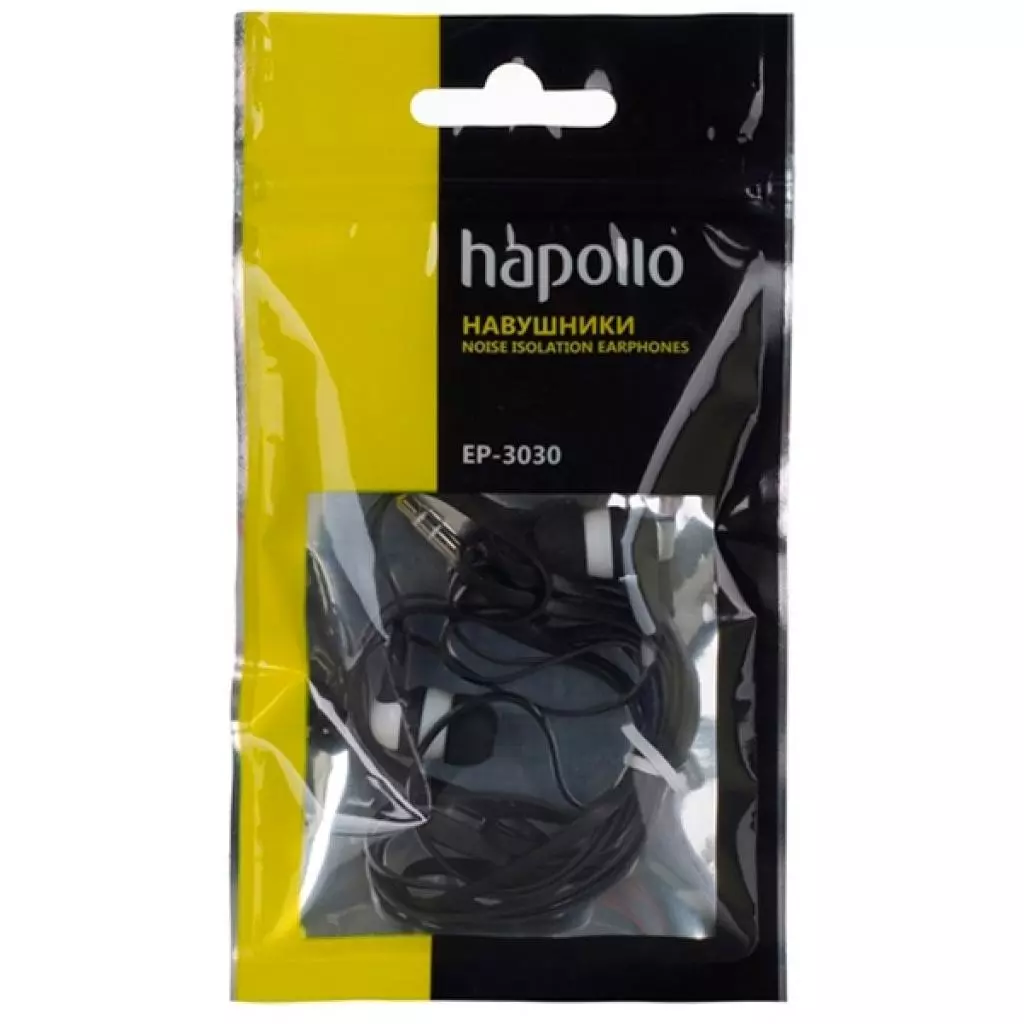 Наушники Hapollo EP-3030 White - 2 Наушники Hapollo EP-3030 White - 2