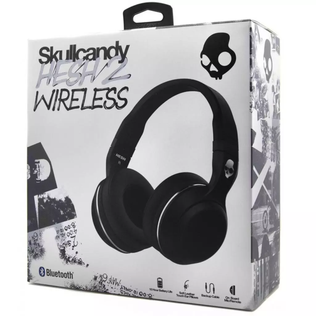 Наушники Skullcandy Hesh 2.0 BT Black/Chrome Mic 1 (S6HBGY-374) - 5 Наушники Skullcandy Hesh 2.0 BT Black/Chrome Mic 1 (S6HBGY-374) - 5
