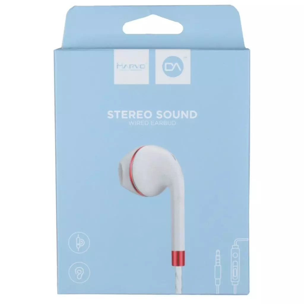 Наушники Marvo DEP004 White - 5 Наушники Marvo DEP004 White - 5