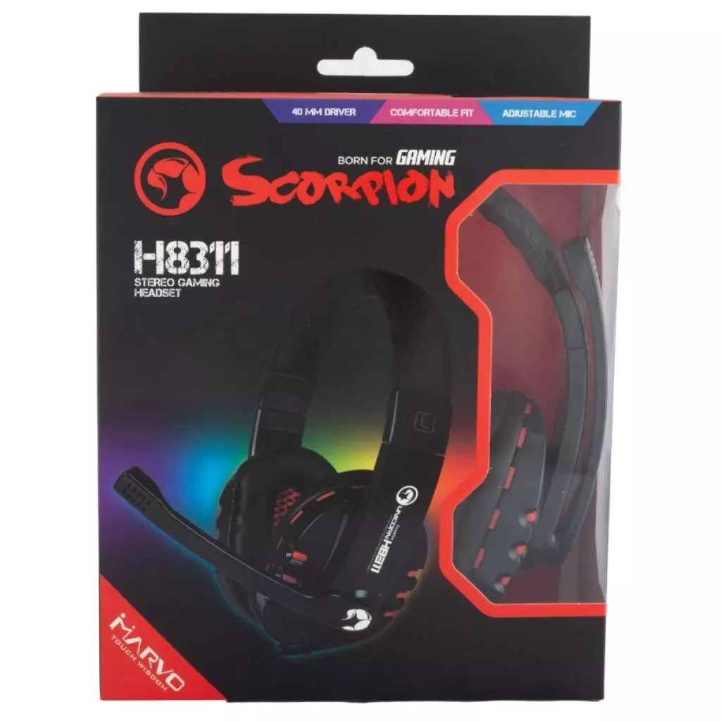 Наушники Marvo H8311 Black - 4 Наушники Marvo H8311 Black - 4