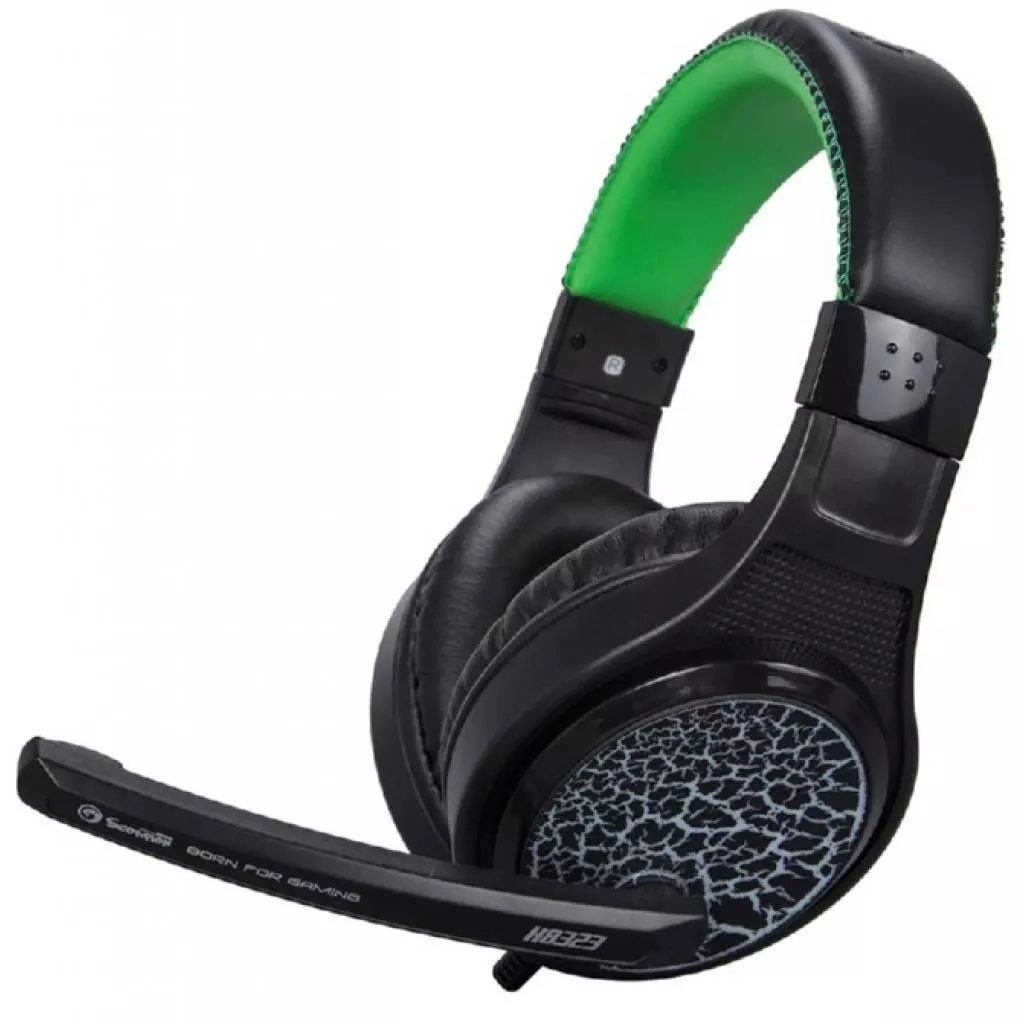 Наушники Marvo H8323 Black-Green - 1 Наушники Marvo H8323 Black-Green - 1