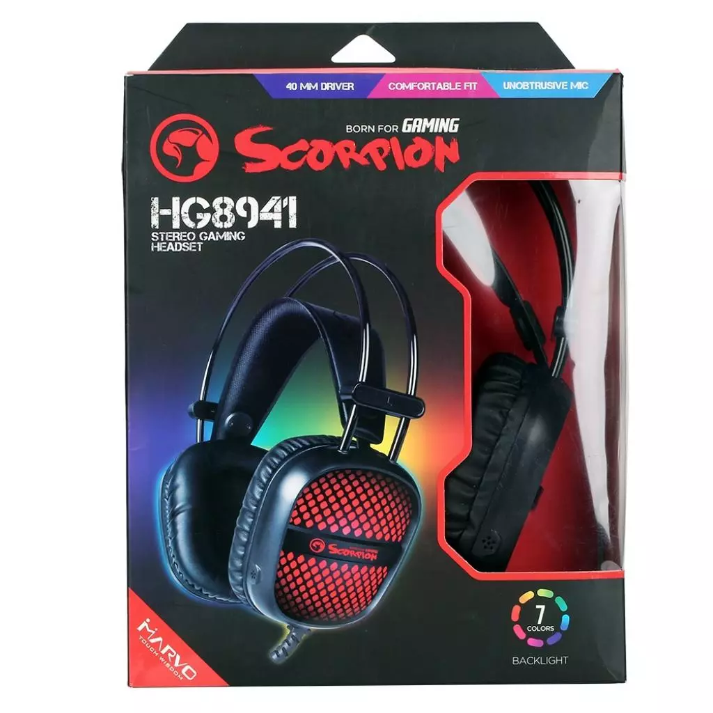 Наушники Marvo HG8941 7colors-LED (HG8941) - 4 Наушники Marvo HG8941 7colors-LED (HG8941) - 4