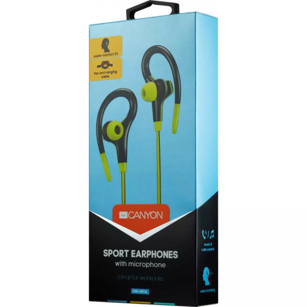 Наушники Canyon Yellow (CNS-SEP2L) - 3 Наушники Canyon Yellow (CNS-SEP2L) - 3