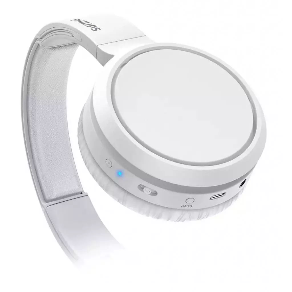 Наушники Philips TAH5205 Over-ear ANC Wireless Mic White (TAH5205WT/00) - 5