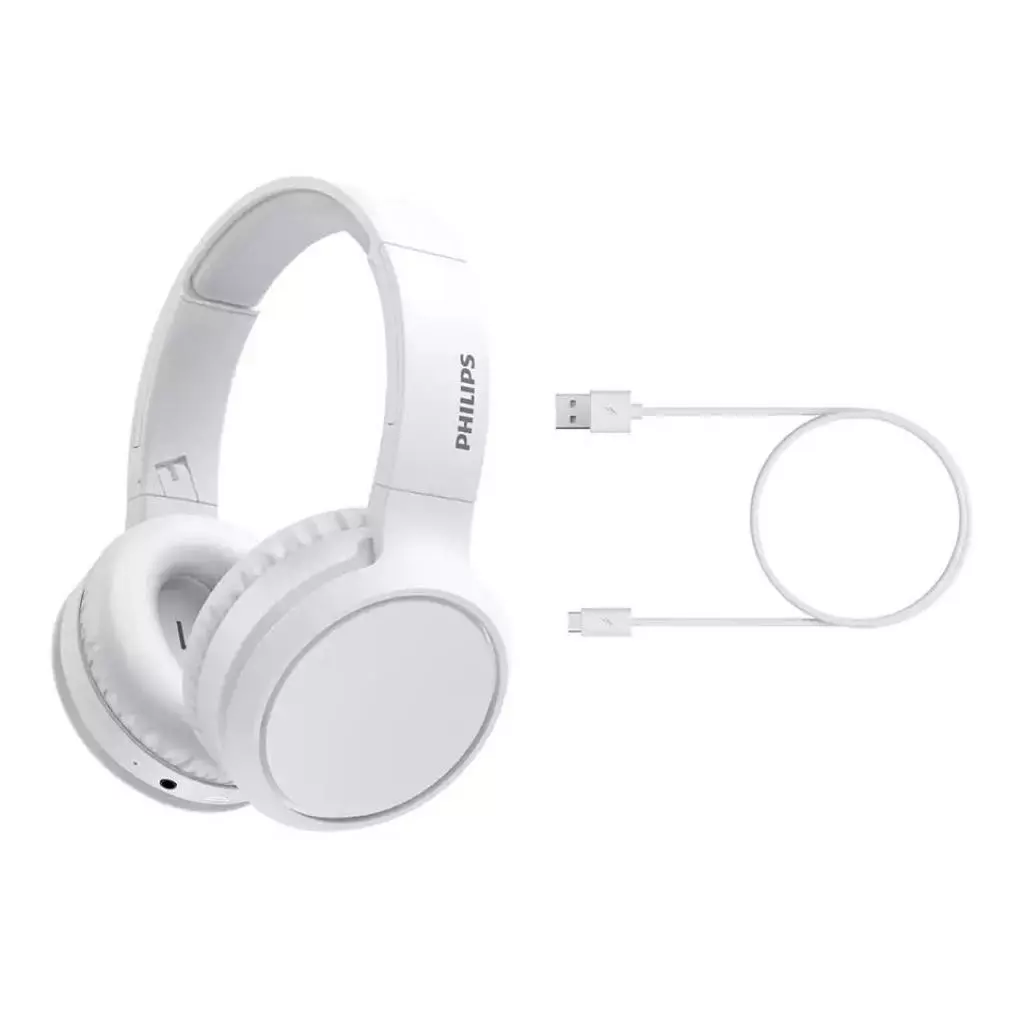 Наушники Philips TAH5205 Over-ear ANC Wireless Mic White (TAH5205WT/00) - 6