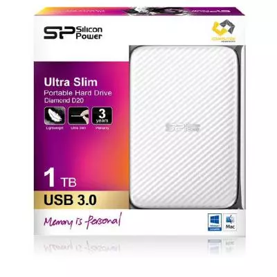 Внешний жесткий диск 2.5" 1TB Silicon Power (SP010TBPHDD20S3W)