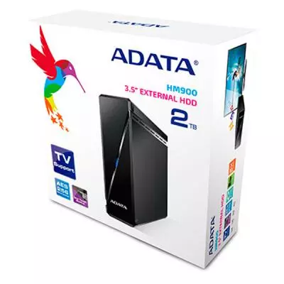 Внешний жесткий диск 3.5" 2TB ADATA (AHM900-2TU3-CEUBK) - 5