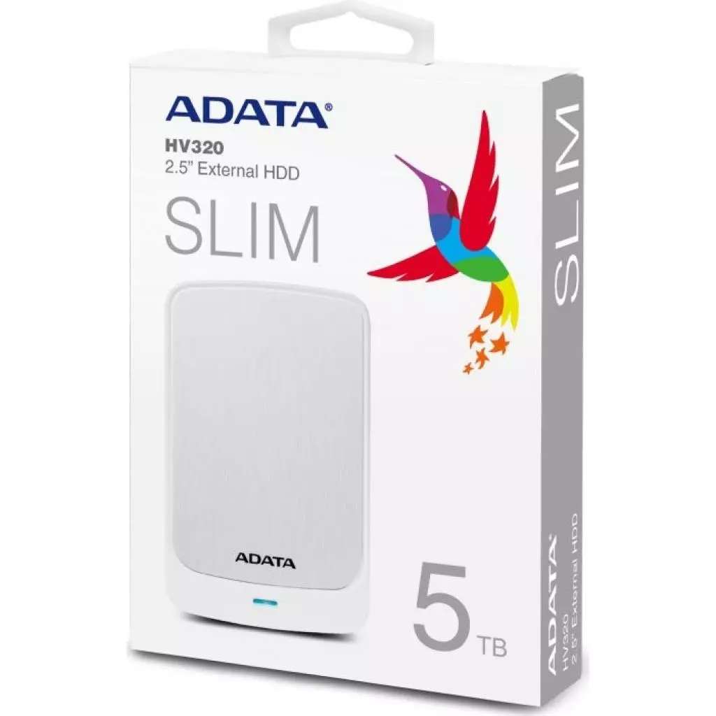 Внешний жесткий диск 2.5" 5TB ADATA (AHV320-5TU31-CWH) - 5 Внешний жесткий диск 2.5" 5TB ADATA (AHV320-5TU31-CWH) - 5