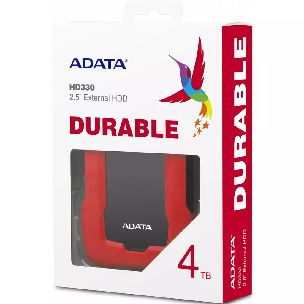 Внешний жесткий диск 2.5" 4TB ADATA (AHD330-4TU31-CRD) - 4 Внешний жесткий диск 2.5" 4TB ADATA (AHD330-4TU31-CRD) - 4
