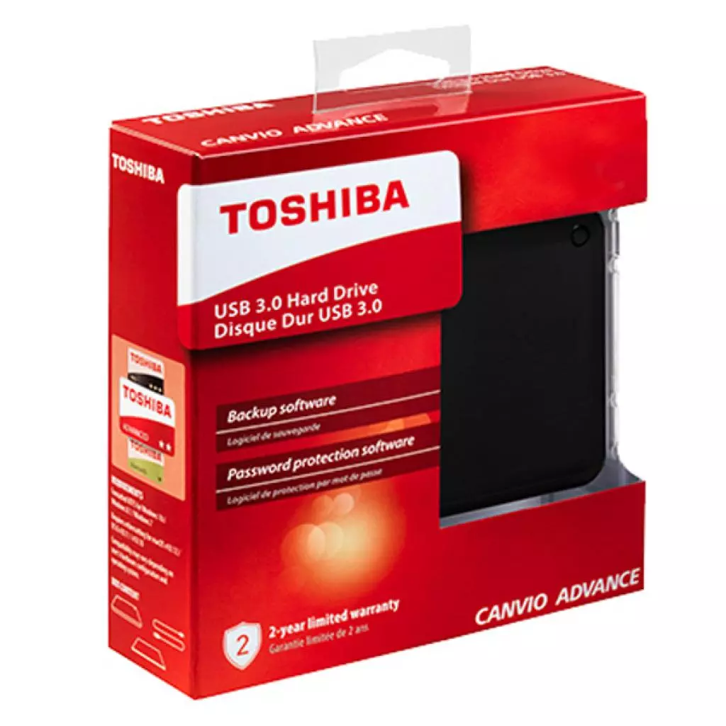 Внешний жесткий диск 2.5" 2TB Toshiba (HDTC920EK3AA) - 5