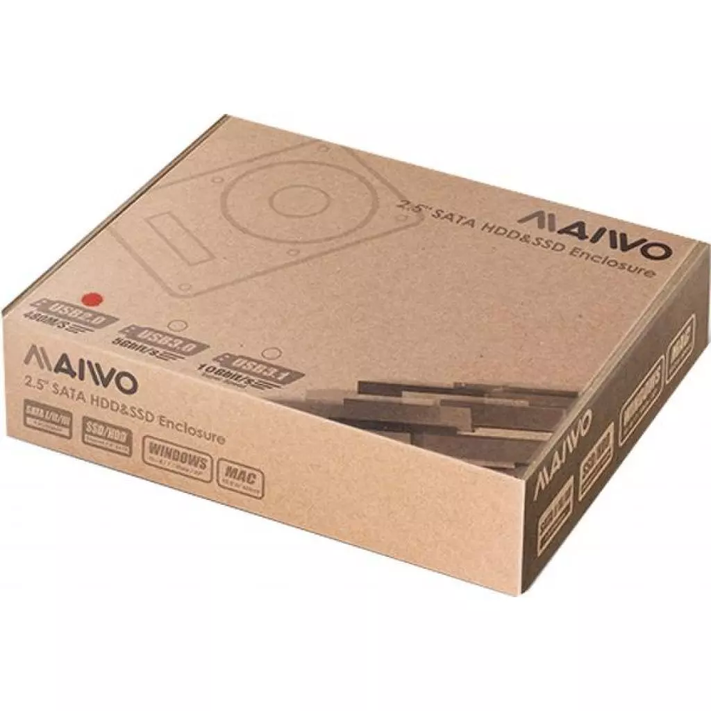 Карман внешний Maiwo K2503DU2 black - 5 Карман внешний Maiwo K2503DU2 black - 5