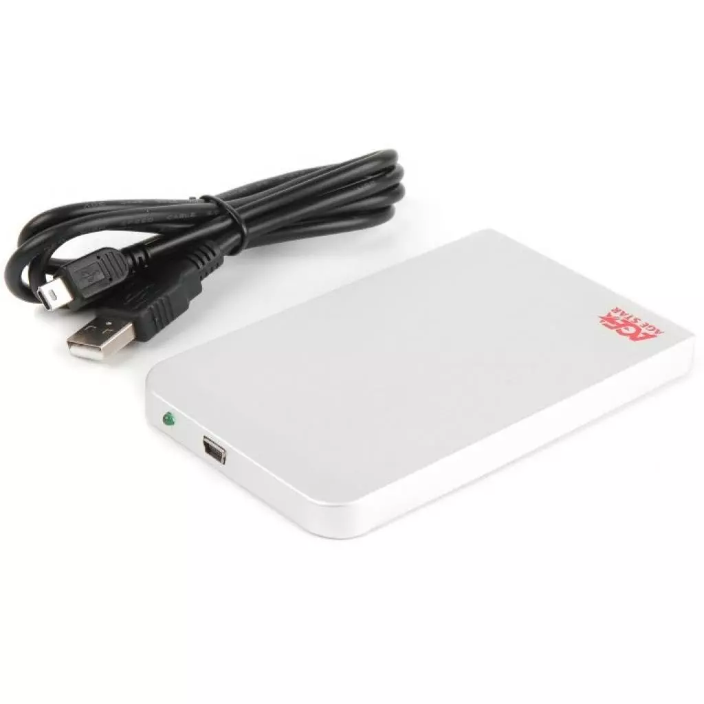 Карман внешний AgeStar 2.5", USB2.0, серебро (SUB2O1 (silver)) - 1 Карман внешний AgeStar 2.5", USB2.0, серебро (SUB2O1 (silver)) - 1