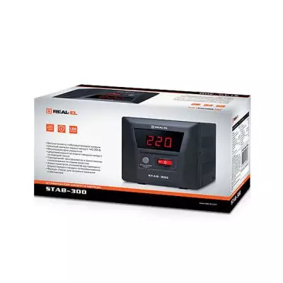 Стабилизатор REAL-EL STAB-300 (EL122400001) - 3 Стабилизатор REAL-EL STAB-300 (EL122400001) - 3