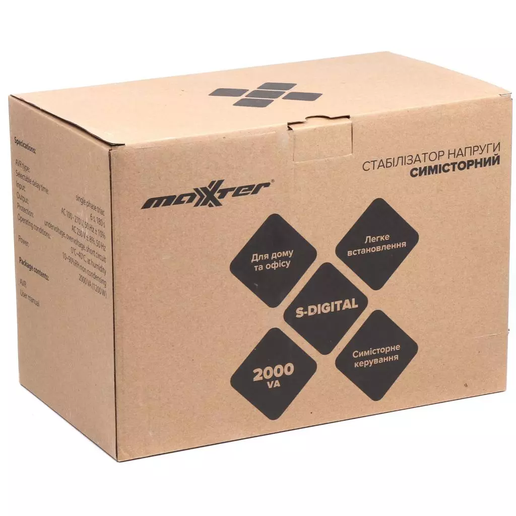 Стабилизатор Maxxter MX-AVR-D2000-01 - 2 Стабилизатор Maxxter MX-AVR-D2000-01 - 2