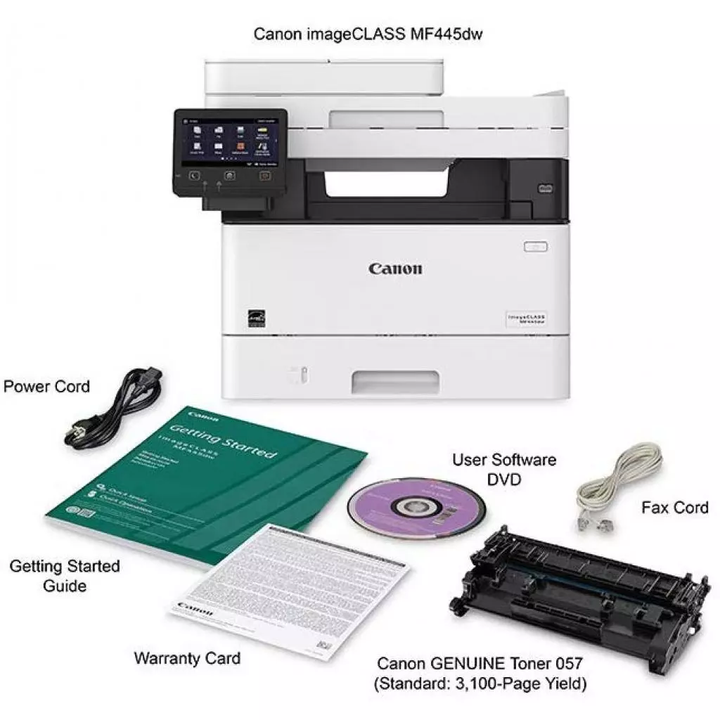 Многофункциональное устройство Canon MF445dw c Wi-Fi (3514C007/ 3010C002/ 3514C027/ 3514C061/ 3514C010) - 2