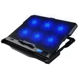 Подставка для ноутбука Omega Laptop Cooler pad COOLWAVE 6X fan black (OMNCP6F)