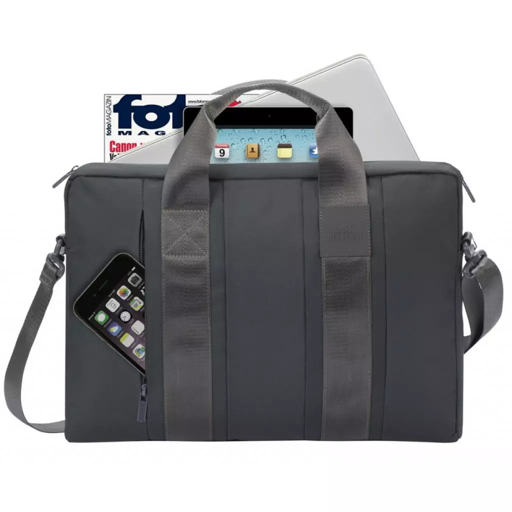 Сумка для ноутбука RivaCase 15.6" 8830 Grey (8830Grey) - 3 Сумка для ноутбука RivaCase 15.6" 8830 Grey (8830Grey) - 3