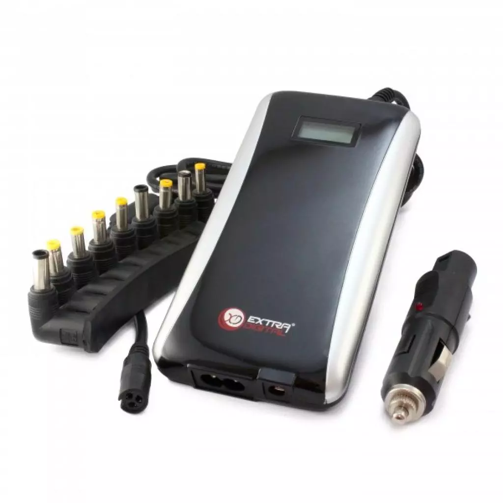 Блок питания к ноутбуку Extradigital ED-90B сетевой + автомобильный + USB (ALU90B0003) - 2 Блок питания к ноутбуку Extradigital ED-90B сетевой + автомобильный + USB (ALU90B0003) - 2