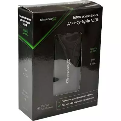 Блок питания к ноутбуку Grand-X Acer (SP-90AC) - 1