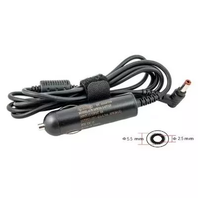 Блок питания к ноутбуку PowerPlant ASUS 12V, 19V 90W 4.74A (5.5*2.5) автомобильный (ASA90F5525)