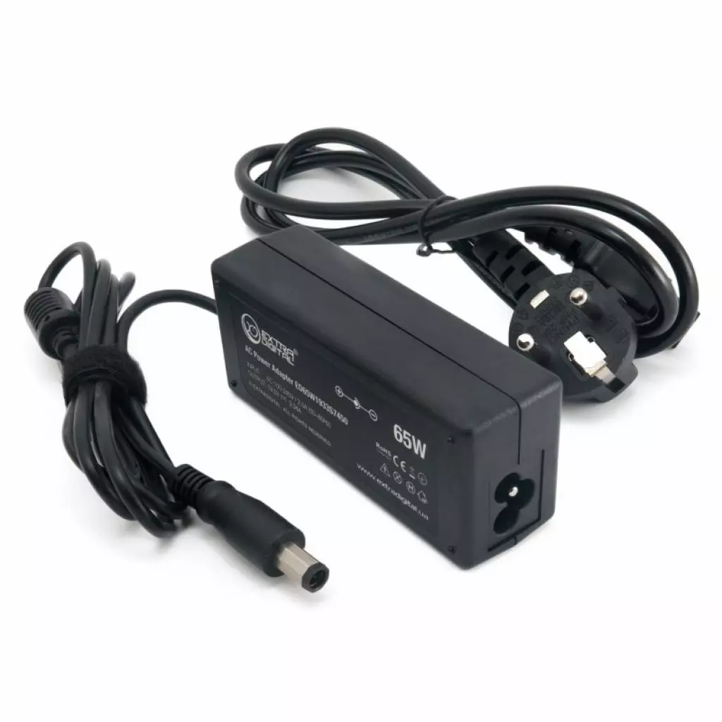 Блок питания к ноутбуку Extradigital Dell 19.5V, 3.34A, 65W (8.0x5.0 Octagon) (PSD3849) - 3