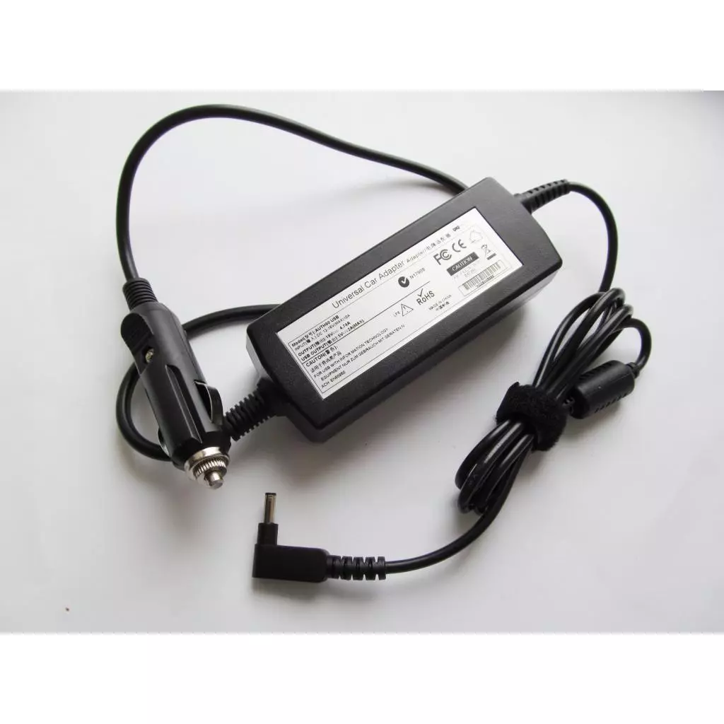 Блок питания к ноутбуку AlSoft [car 12В-16В] Asus 90W 19V, 4.74A, разъем 4.0/1.35 + 2*USB (A40286) - 1