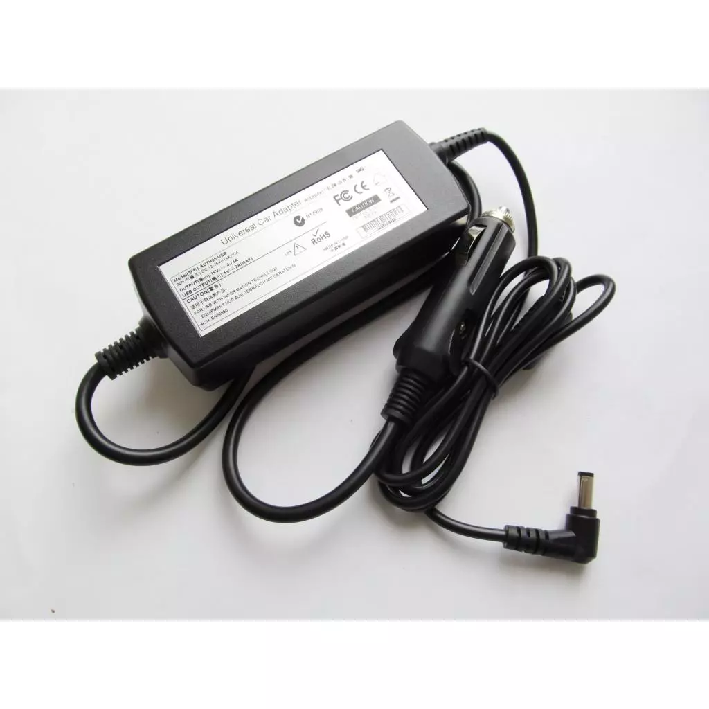 Блок питания к ноутбуку AlSoft [car 12В-16В] Asus 90W 19V, 4.74A, роз'єм 5.5/2.5 + 2*USB (A40285) - 1