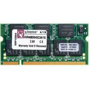 Модуль памяти для ноутбука SoDIMM DDR 1GB 400 MHz Kingston (KVR400X64SC3A/1G)