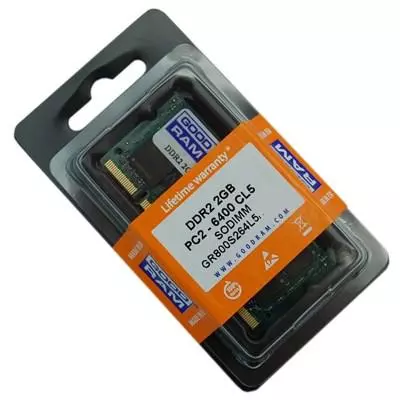 Модуль памяти для ноутбука SoDIMM DDR2 4GB 800 MHz Goodram (GR800S264L5/4G)