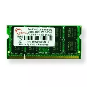 Модуль памяти для ноутбука SoDIMM DDR2 2GB 667 MHz G.Skill (FA-5300CL5S-2GBSQ)