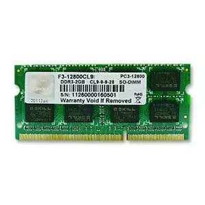 Модуль памяти для ноутбука SoDIMM DDR3 2GB 1600 MHz G.Skill (F3-12800CL9S-2GBSQ)