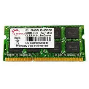 Модуль памяти для ноутбука SoDIMM DDR3 4GB (2x2GB)1333 MHz G.Skill (F3-10666CL9D-4GBSQ)