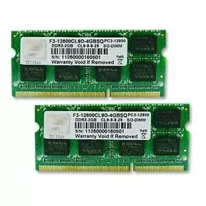 Модуль памяти для ноутбука SoDIMM DDR3 4GB (2x2GB) 1600 MHz G.Skill (F3-12800CL9D-4GBSQ)