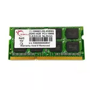 Модуль памяти для ноутбука SoDIMM DDR3 4GB 1333 MHz G.Skill (FA-10666CL9S-4GBSQ)