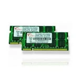 Модуль памяти для ноутбука SoDIMM DDR2 4GB (2x2GB) 667 MHz G.Skill (FA-5300CL5D-4GBSQ)