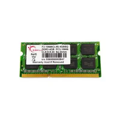 Модуль памяти для ноутбука SoDIMM DDR3 4GB 1333 MHz G.Skill (F3-10666CL9S-4GBSQ)