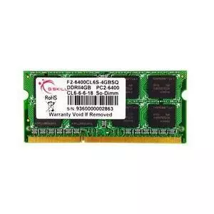 Модуль памяти для ноутбука SoDIMM DDR2 4GB 800 MHz G.Skill (F2-6400CL6S-4GBSQ)