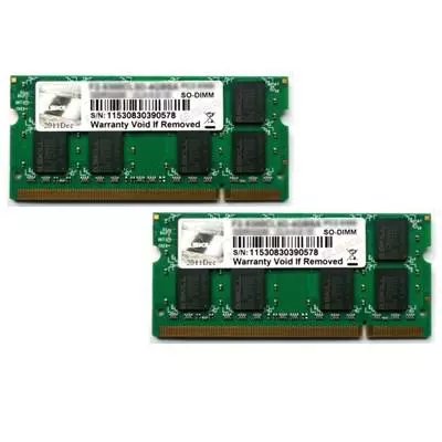 Модуль памяти для ноутбука SoDIMM DDR2 2GB(2x1GB) 800 MHz G.Skill (F2-6400CL5D-2GBSA)