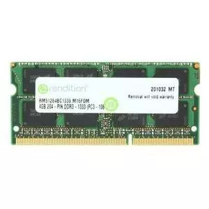 Модуль памяти для ноутбука SoDIMM DDR3 4GB 1333 MHz Micron (RM51264BC1339)