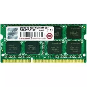 Модуль памяти для ноутбука SoDIMM DDR3 2GB 1333 MHz Transcend (JM1333KSN-2G)