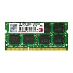 Модуль памяти для ноутбука SoDIMM DDR3 4GB 1333 MHz Transcend (TS512MSK64V3H)