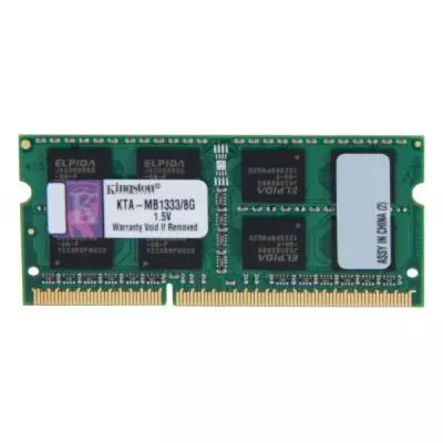 Модуль памяти для ноутбука SoDIMM DDR3 8GB 1333 MHz Kingston (KTA-MB1333/8G)