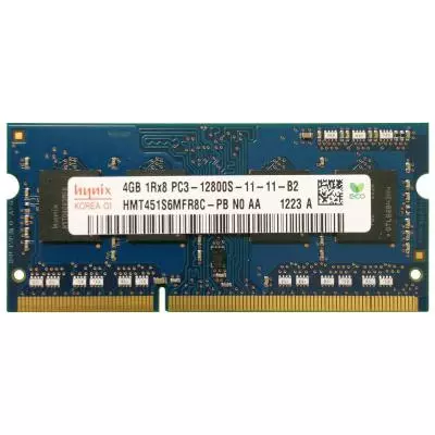 Модуль памяти для ноутбука SoDIMM DDR3 4GB 1600 MHz Hynix (HMT451S6MFR8C-PBN0 AA / HMT451S6AFR8C-PB)