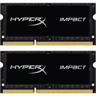 Модуль памяти для ноутбука SoDIMM DDR3 16GB (2x8GB) 2133 MHz HyperX Impact Kingston Fury (ex.HyperX) (HX321LS11IBK2/16)