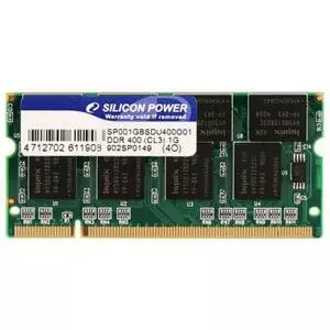 Модуль памяти для ноутбука SODIMM DDR 1GB 400 MHz Silicon Power (SP001GBSDU400O01)