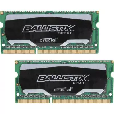 Модуль памяти для ноутбука SODIMM DDR3L 16GB (2x8GB) 1866 MHz Micron (BLS2C8G3N18AES4CEU)
