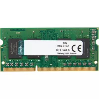 Модуль памяти для ноутбука SoDIMM DDR3 2GB 1600 MHz Kingston (KVR16S11S6/2BK)